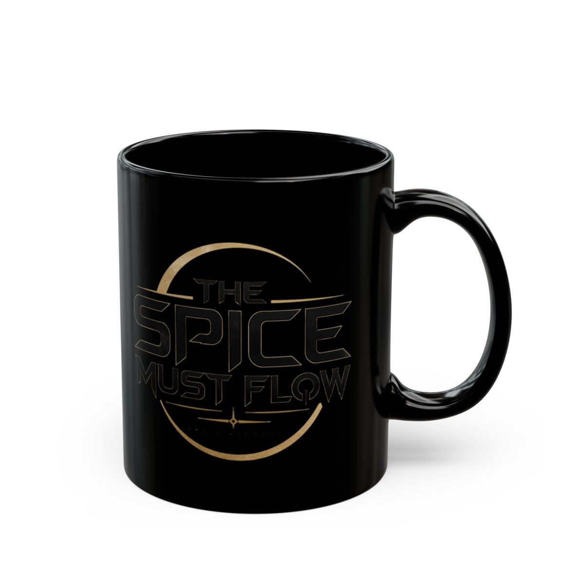 Dune "The spice must flow" Black Mug - Official mugs merchandise