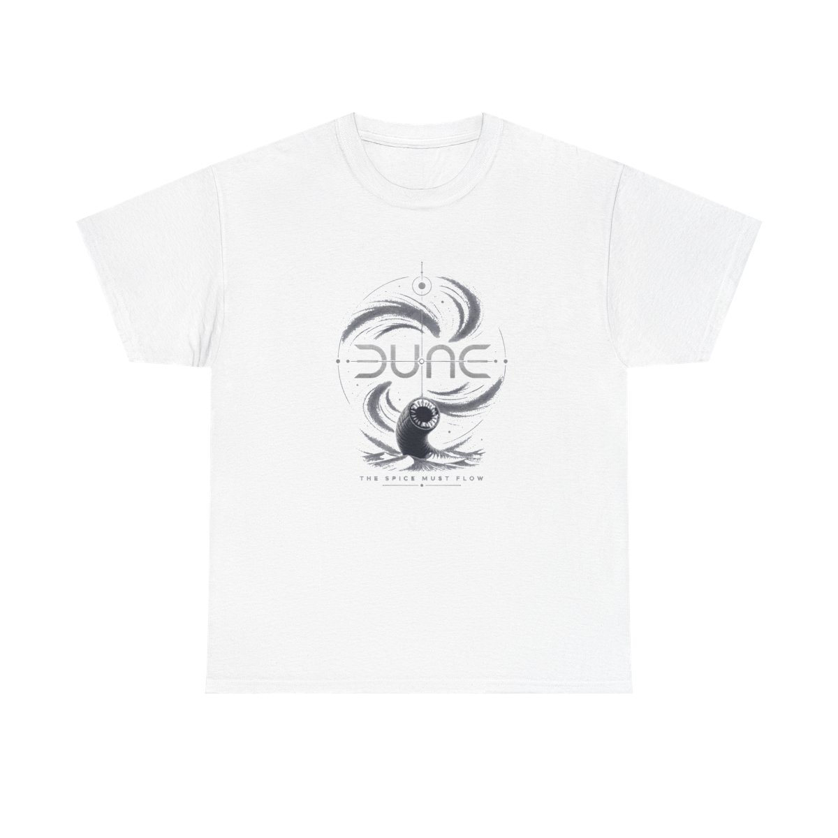 Dune " logo at the center, reminiscent of the 2021 film" Unisex Tee - Official t-shirts merchandise