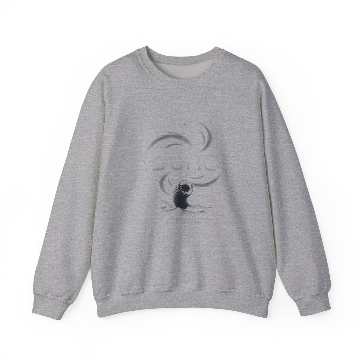 Dune " logo at the center, reminiscent of the 2021 film" Crewneck - Official sweatshirts merchandise