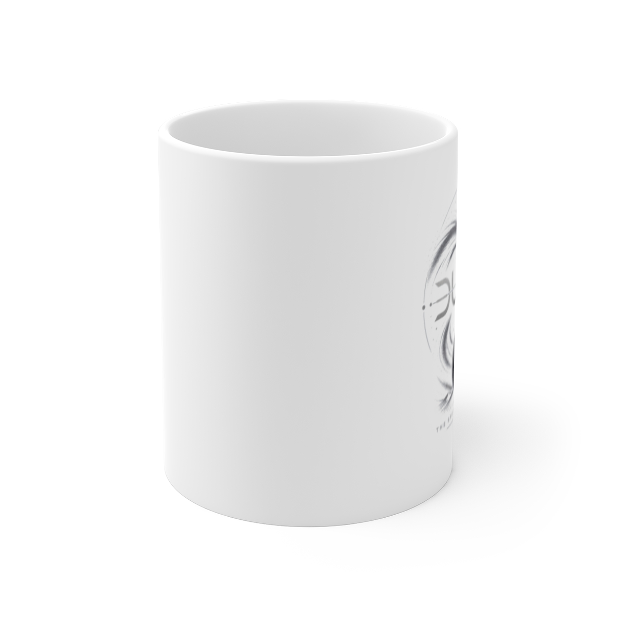 Dune " logo at the center, reminiscent of the 2021 film" White Mug - Official mugs merchandise