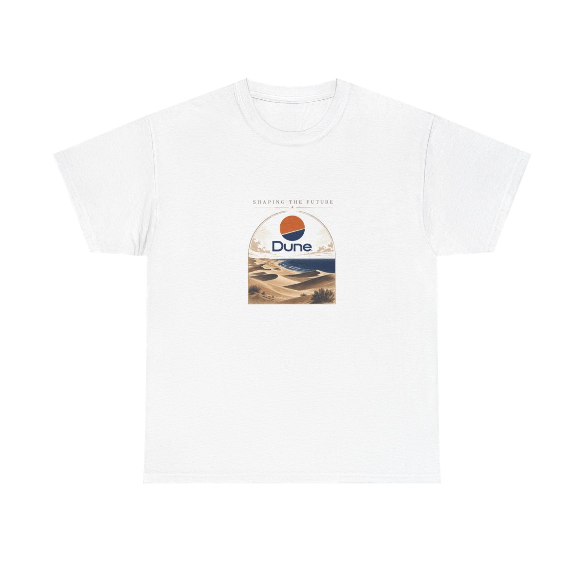 Dune "s aesthetic. Add text: " Unisex Tee - Official t-shirts merchandise