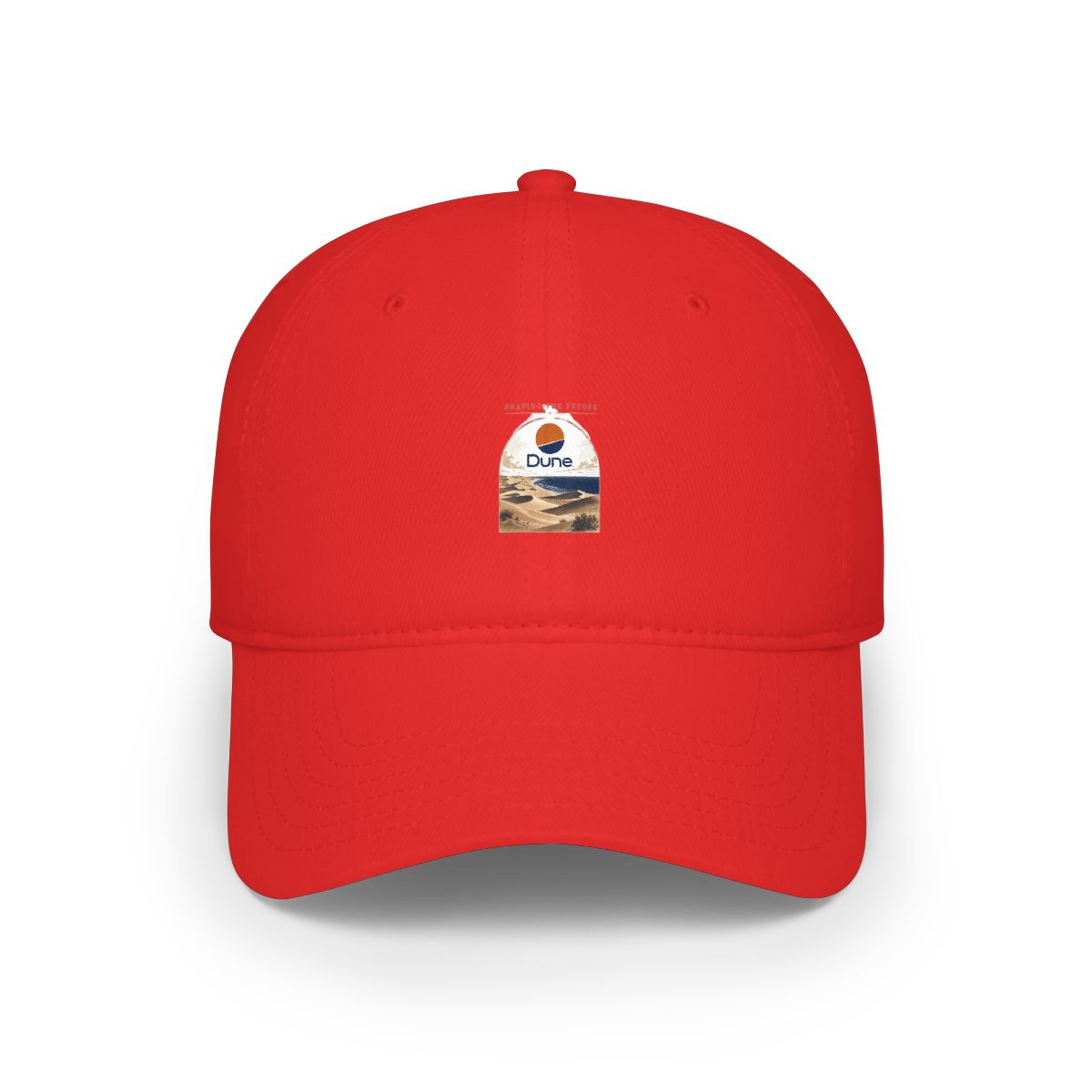 Dune "s aesthetic. Add text: " Hat - Official hats merchandise