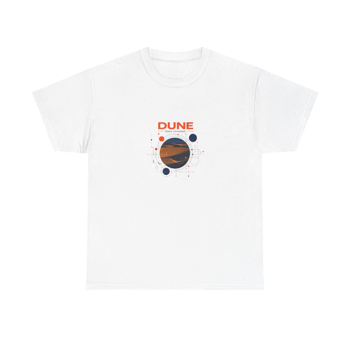 Dune " in bold sans-serif at the top. " Unisex Tee - Official t-shirts merchandise