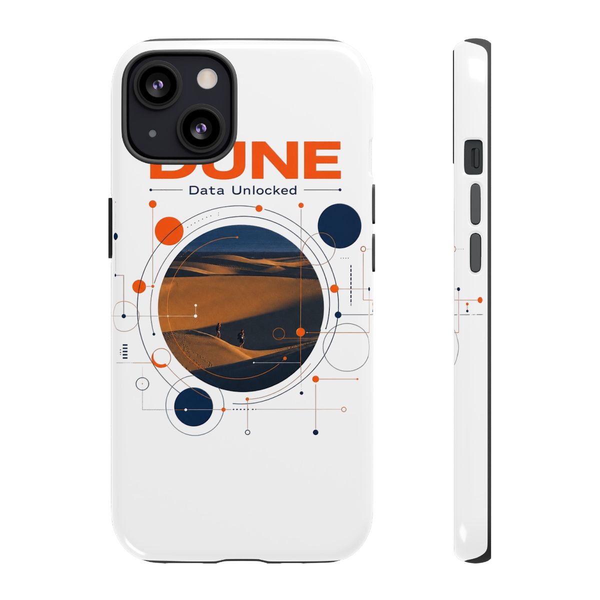 Dune " in bold sans-serif at the top. " Phone Case - Official phone-cases merchandise