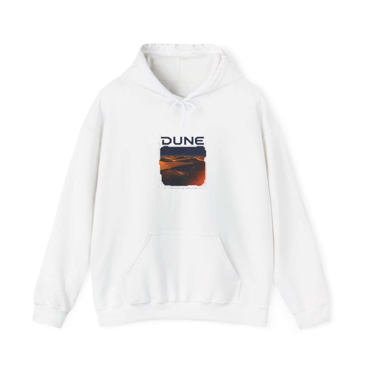 Dune " in bold futuristic font at the top. " Hoodie - Official hoodies merchandise