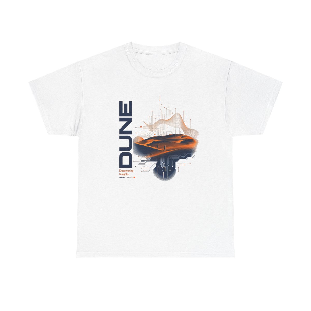 Dune " in bold modern font along the side. " Unisex Tee - Official t-shirts merchandise