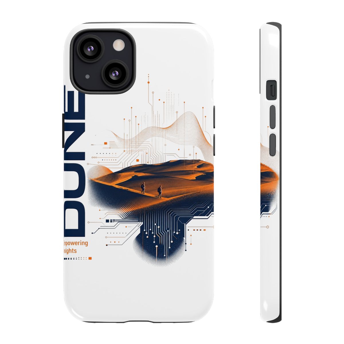 Dune " in bold modern font along the side. " Phone Case - Official phone-cases merchandise