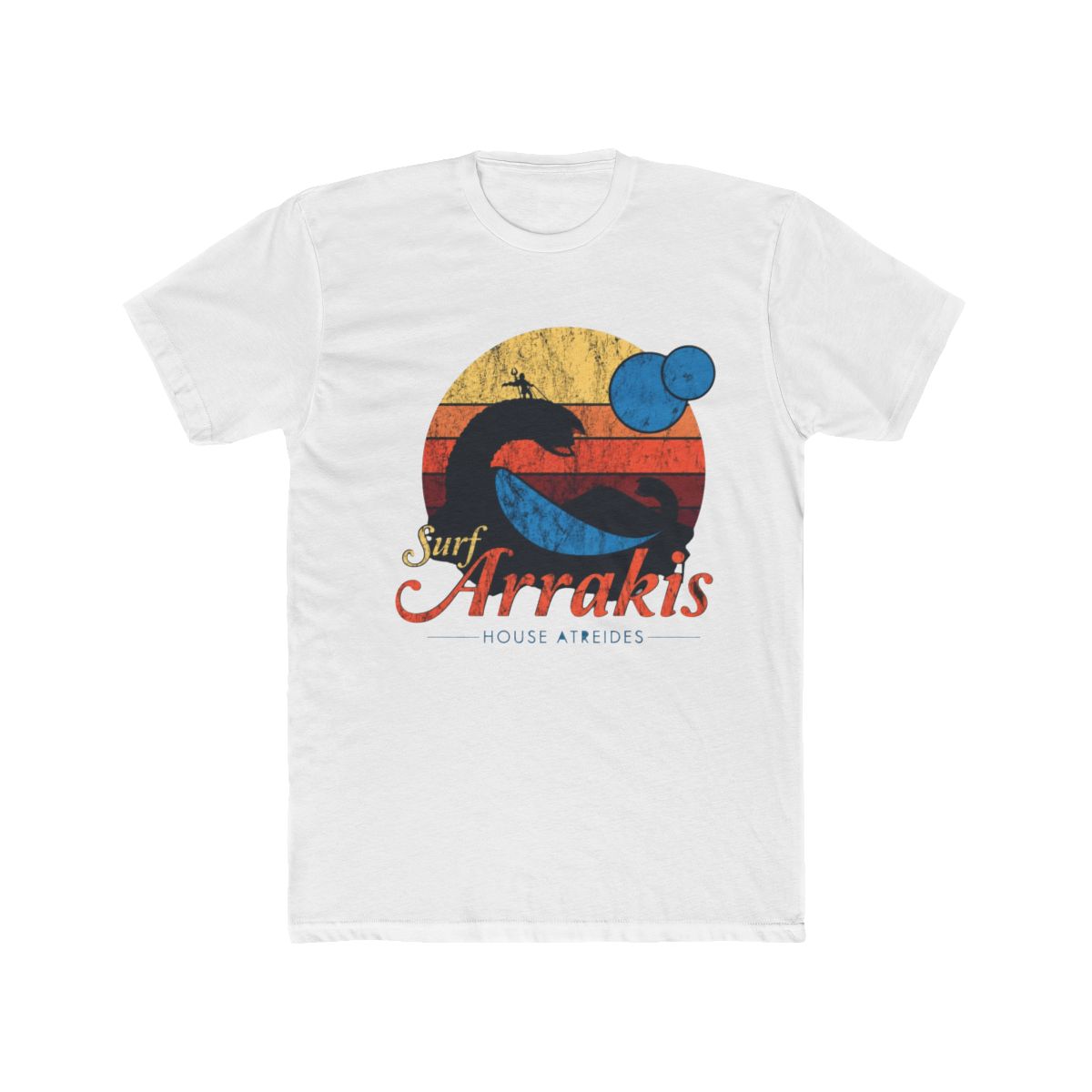 Visit Arrakis - Vintage Distressed Surf - Dune - Sci Fi T Shirt - Official t-shirts merchandise